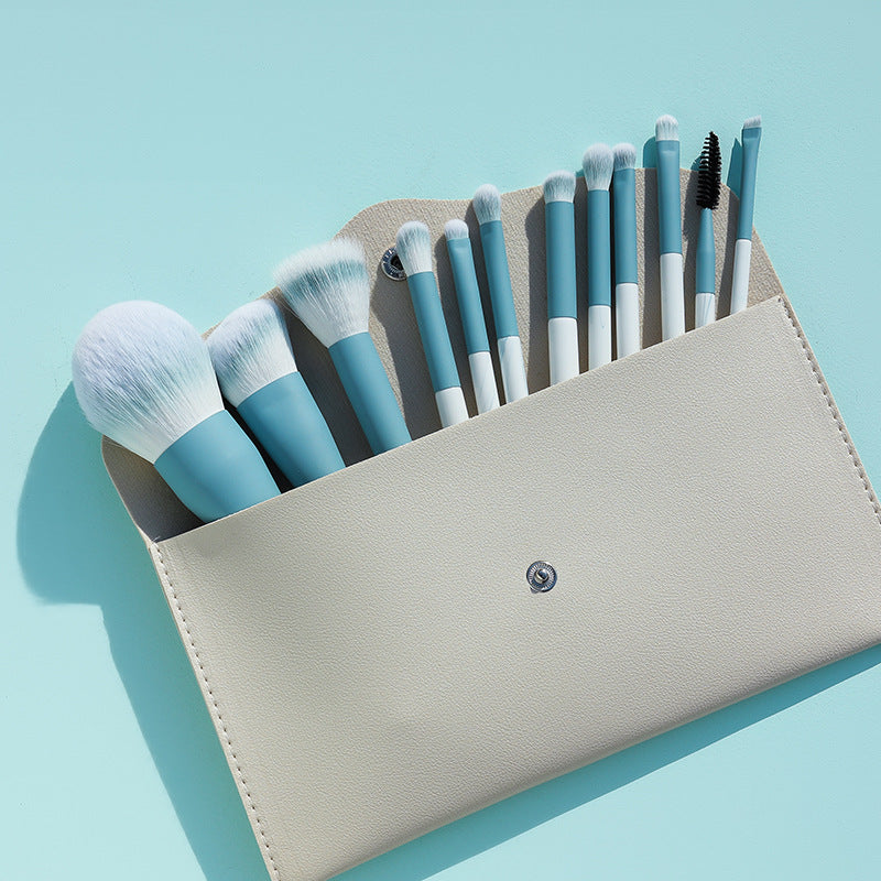 12-Piece Makeup Brush Set Ultra-Soft Powder, Lip, and Detail Brushes