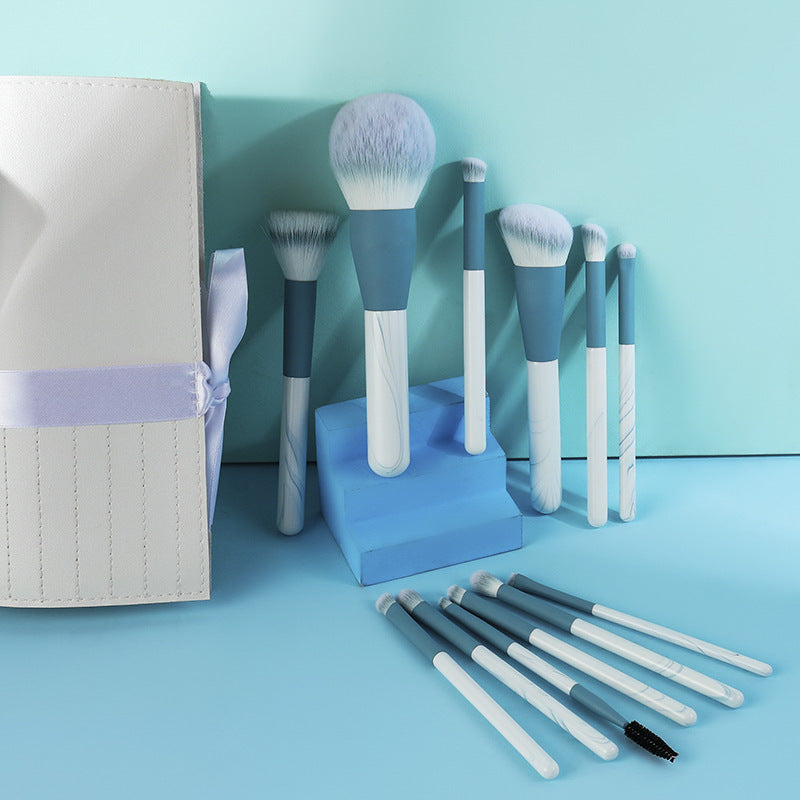12-Piece Makeup Brush Set Ultra-Soft Powder, Lip, and Detail Brushes