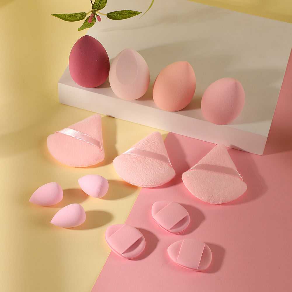 Floating Bottle Beauty Sponge Set Non-Absorbent Makeup Blender Puff Collection