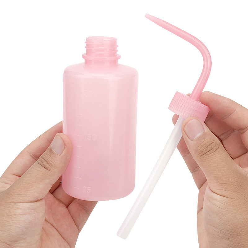 250ml Lash Extension Rinse Bottle Curved Nozzle Cleaning Tool