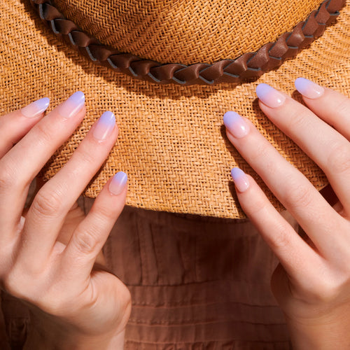 Whirlwind - Short Oval Cosverra Press On Manicure