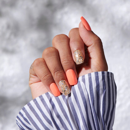 Whimsical - Medium Squoval Cosverra Press On Manicure