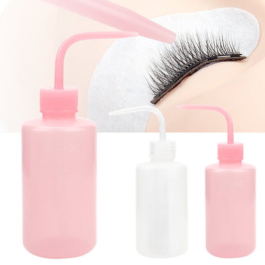 250ml Lash Extension Rinse Bottle Curved Nozzle Cleaning Tool