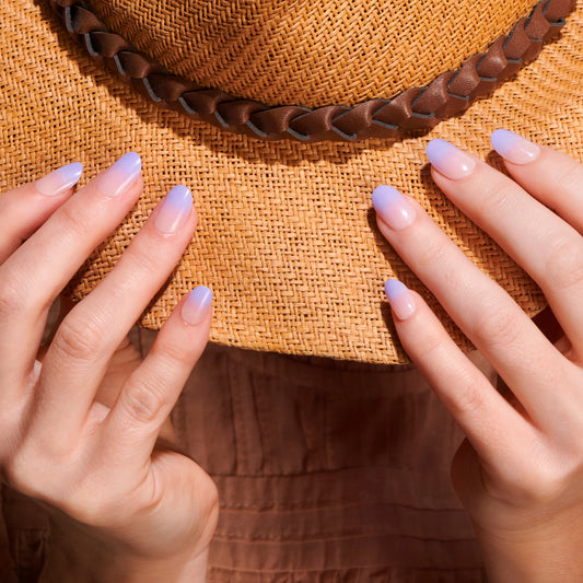 Whirlwind - Short Oval Cosverra Press On Manicure