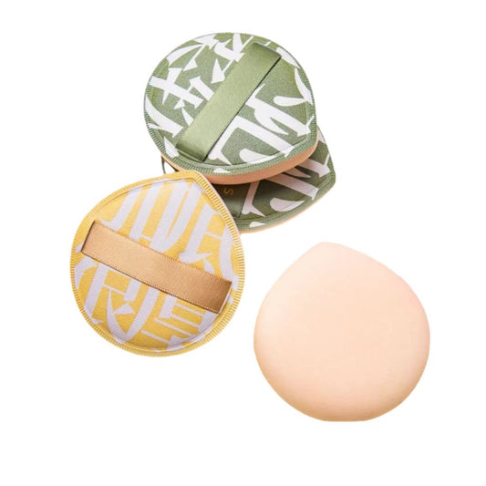 Marshmallow Foundation Puff Set with Storage Case Dual-Use Makeup Sponges for Students