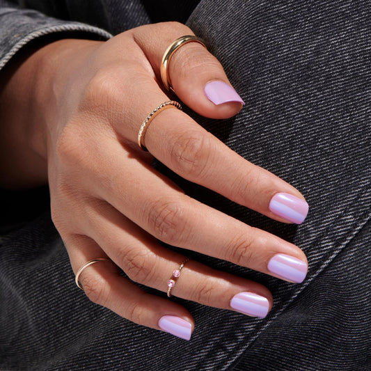 Mischievous - Short Squoval Mirror Prism Cosverra Press On Manicure